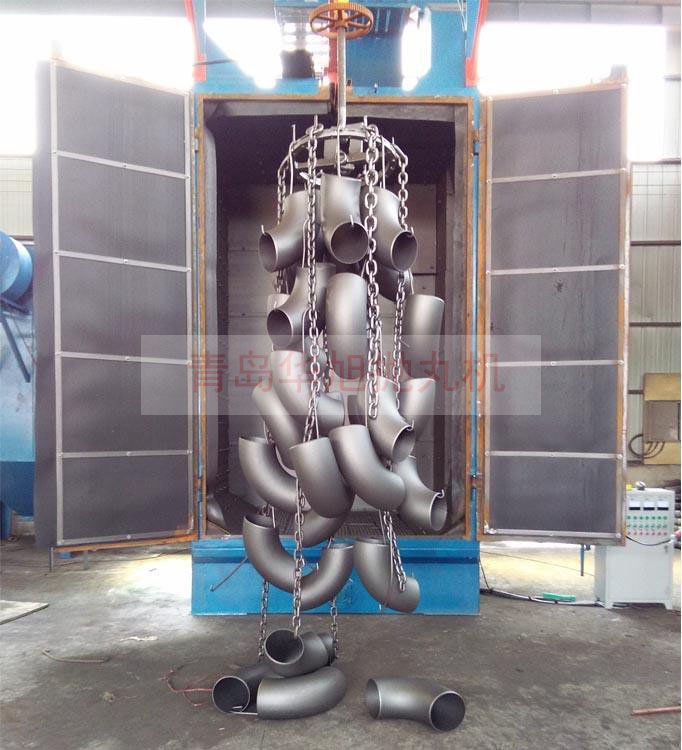 彎管拋丸除銹后效果