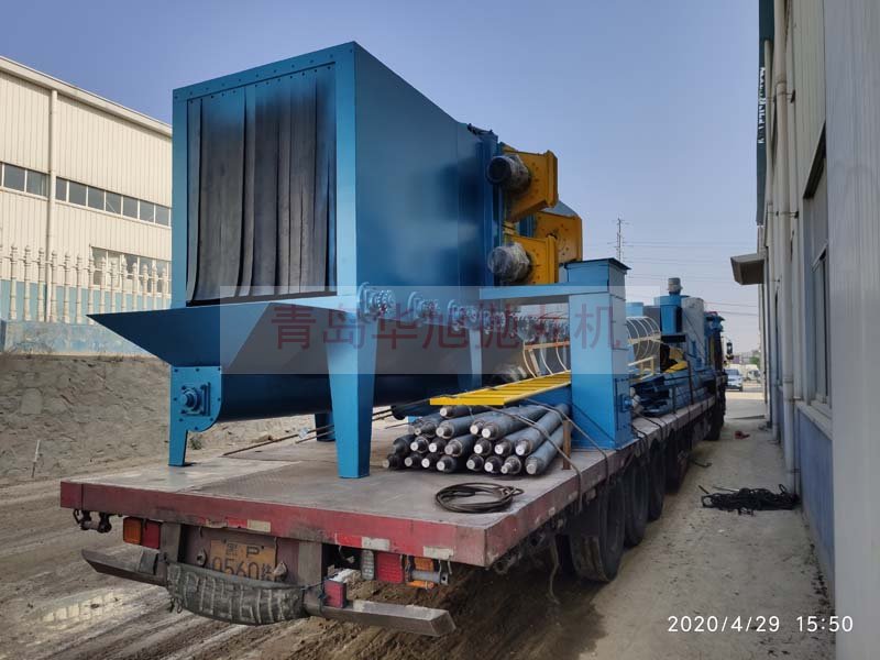 Q6915輥道通過式拋丸機(jī)發(fā)往云南大理